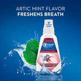 Crest 3D White Multi-Care Whitening Mouthwash, Glamorous White, Alcohol-Free, Arctic Mint, thumbnail image 4 of 6