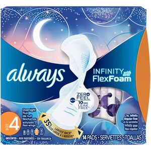 Always Sanitary Pads Size Chart