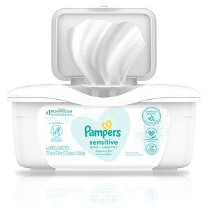 new baby sensitive pampers wipes