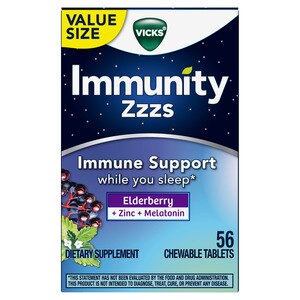 Vicks Immunity Zzzs Immune Support Chewable Tablets