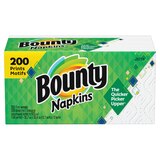 Bounty Paper Napkins, Print, 200 CT, thumbnail image 1 of 23