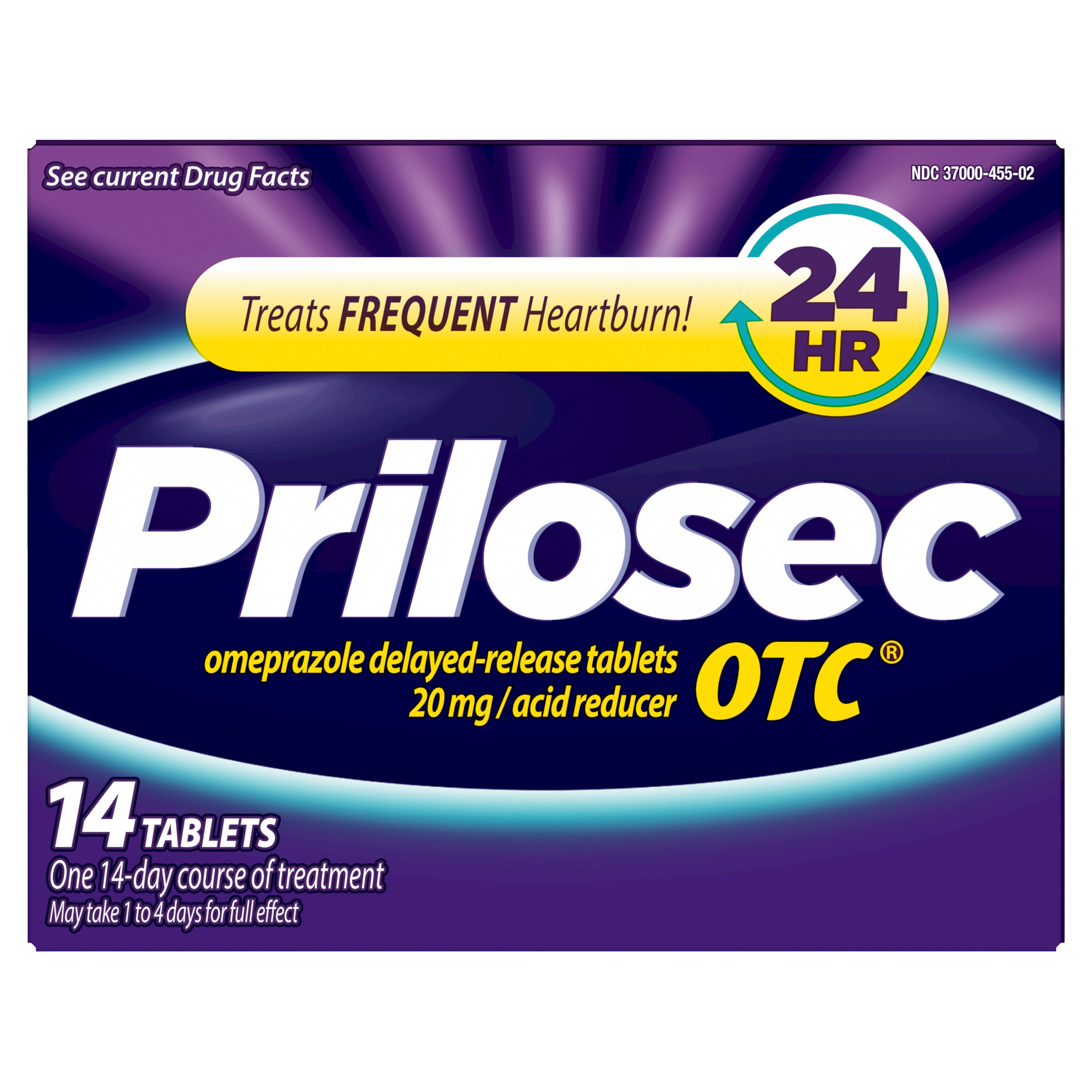 Prilosec OTC Omeprazole 20mg Delayed-Release Acid Reducer For Frequent Heartburn Tablets, 14 Ct , CVS