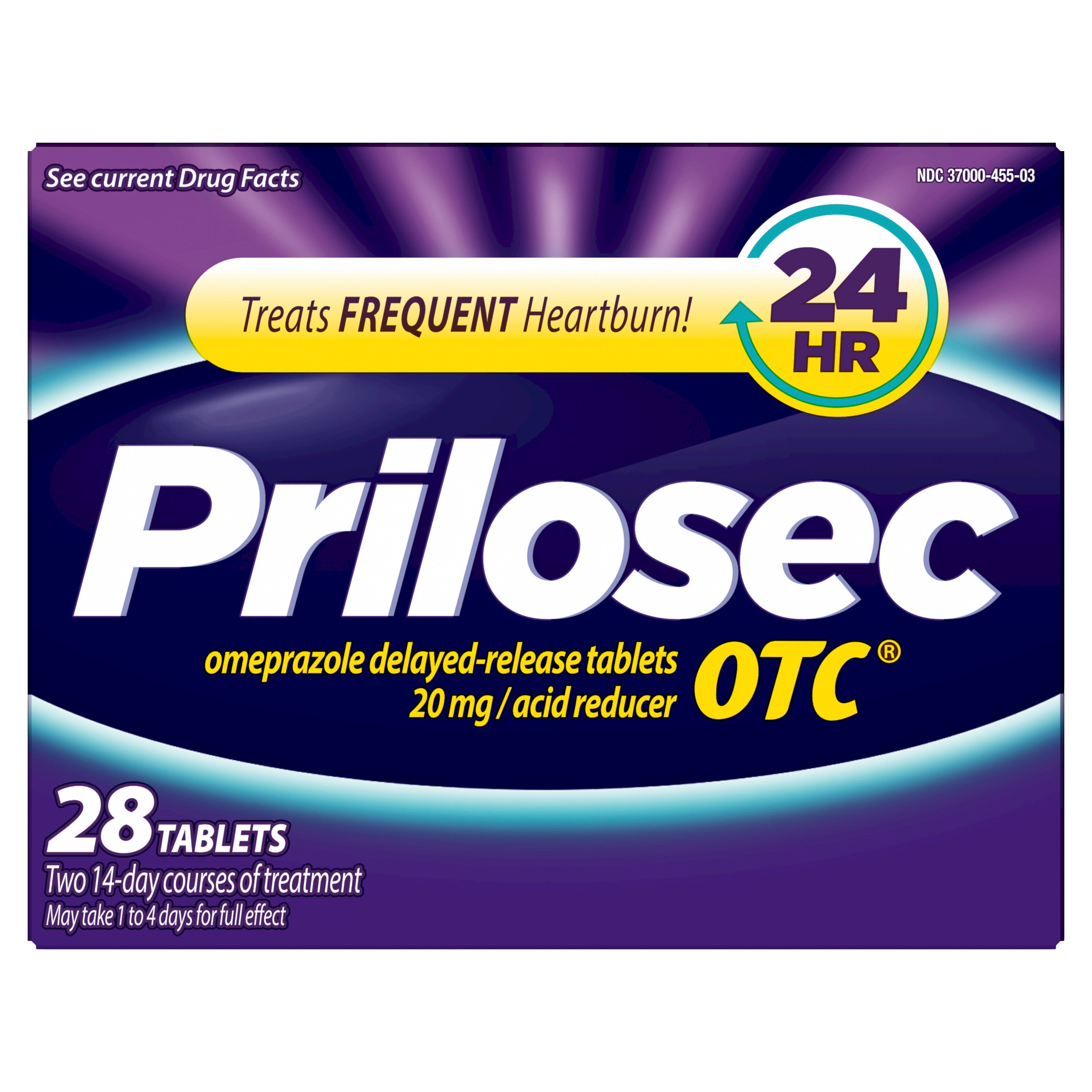 Prilosec OTC Omeprazole 20mg Delayed-Release Acid Reducer For Frequent Heartburn Tablets, 28 Ct , CVS