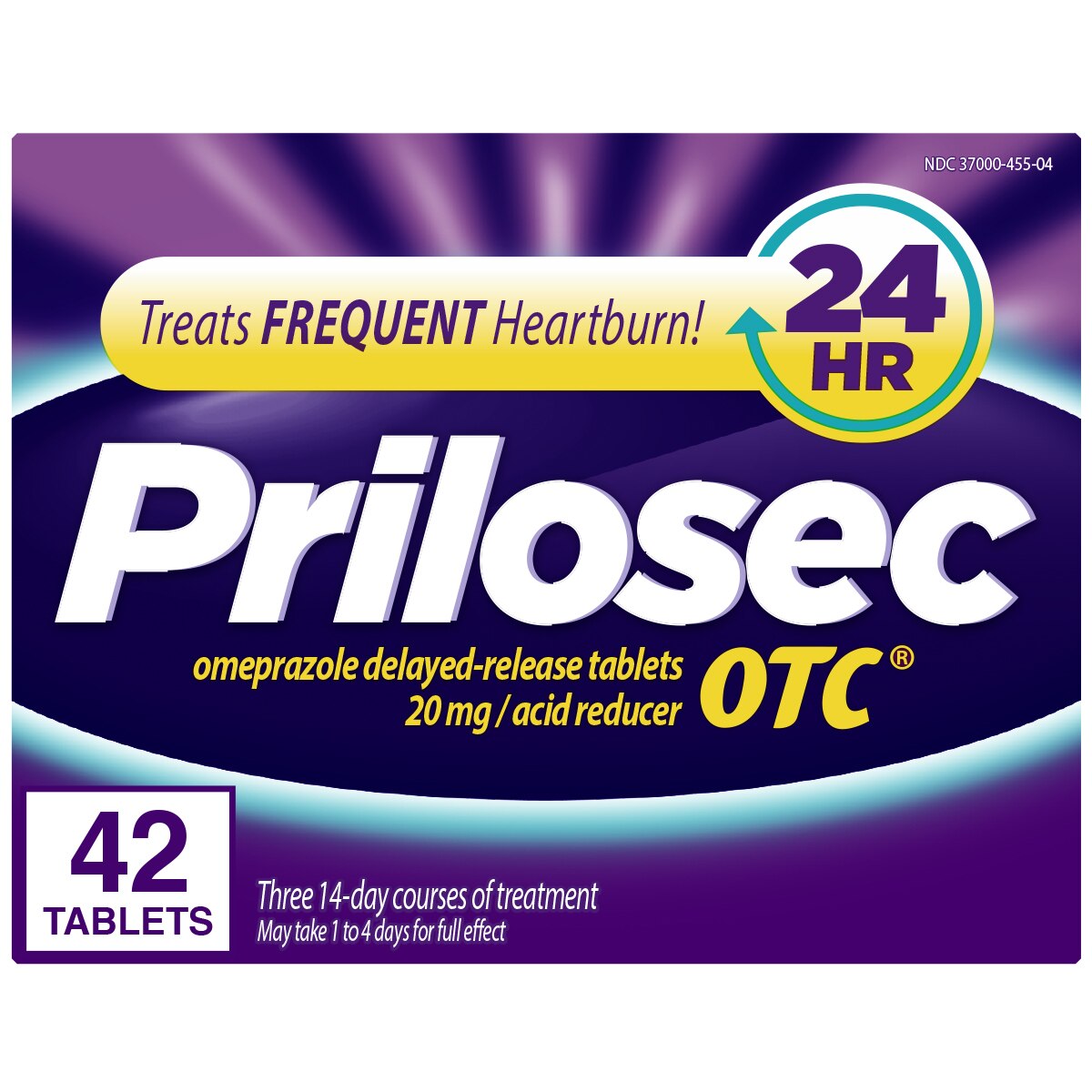 Prilosec OTC Omeprazole 20mg Delayed-Release Acid Reducer For Frequent Heartburn Tablets, 42 Ct , CVS