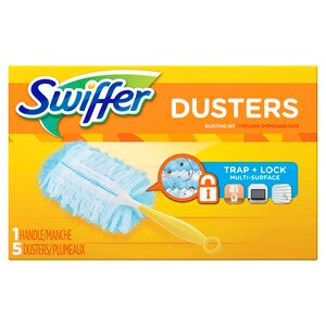 Swiffer Dusters - Kit para quitar polvo (1 mango, 5 protectores antipolvo)