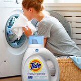 Tide Free & Gentle Liquid Laundry Detergent, 64 loads, 84 oz, thumbnail image 3 of 11
