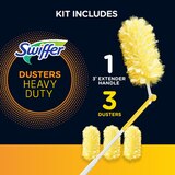 Swiffer 360 Dusters With Extendable Handle Disposable Cleaning Unscented Dusters Starter Kit, thumbnail image 2 of 9