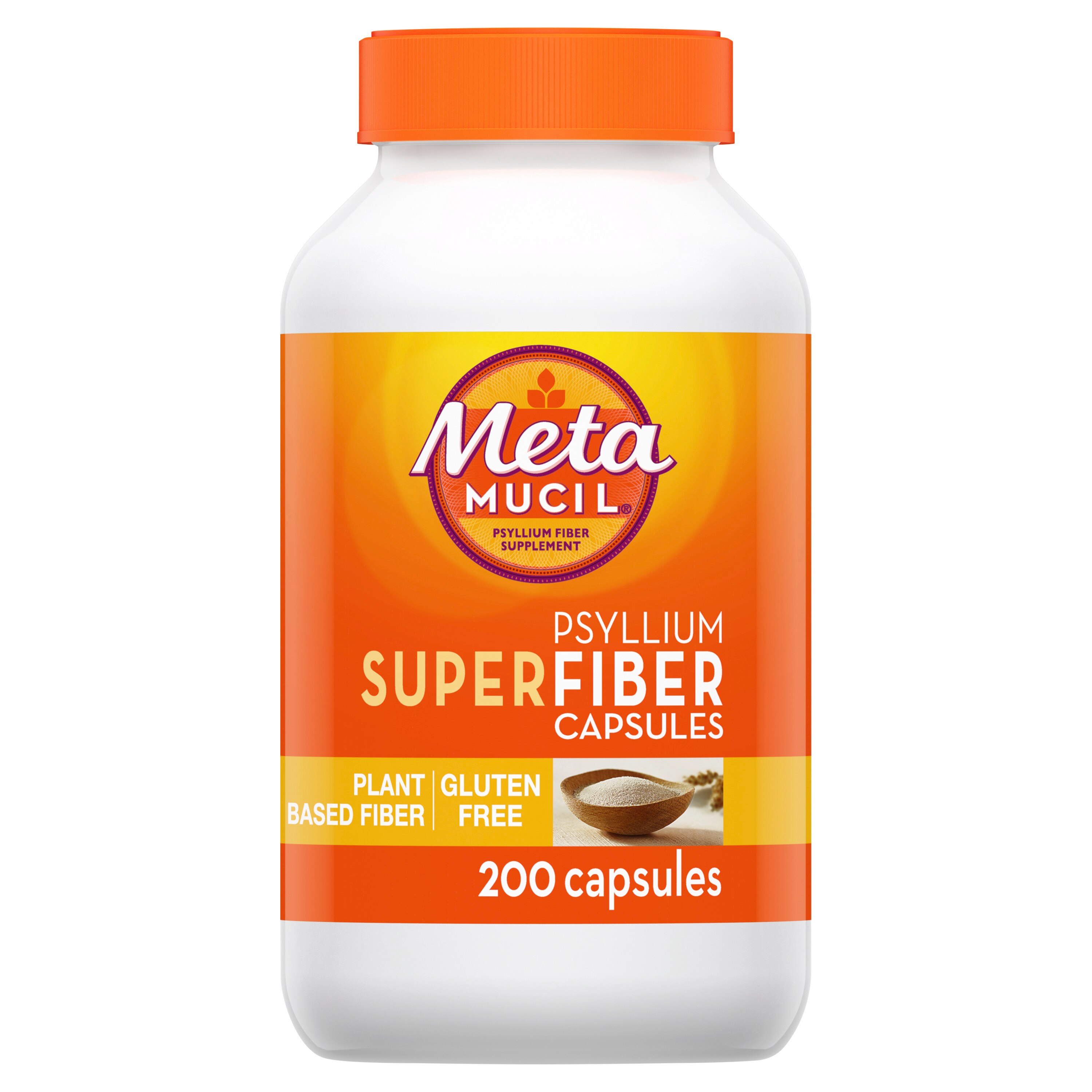 Metamucil Psyllium SuperFiber Capsules, 200 Ct , CVS