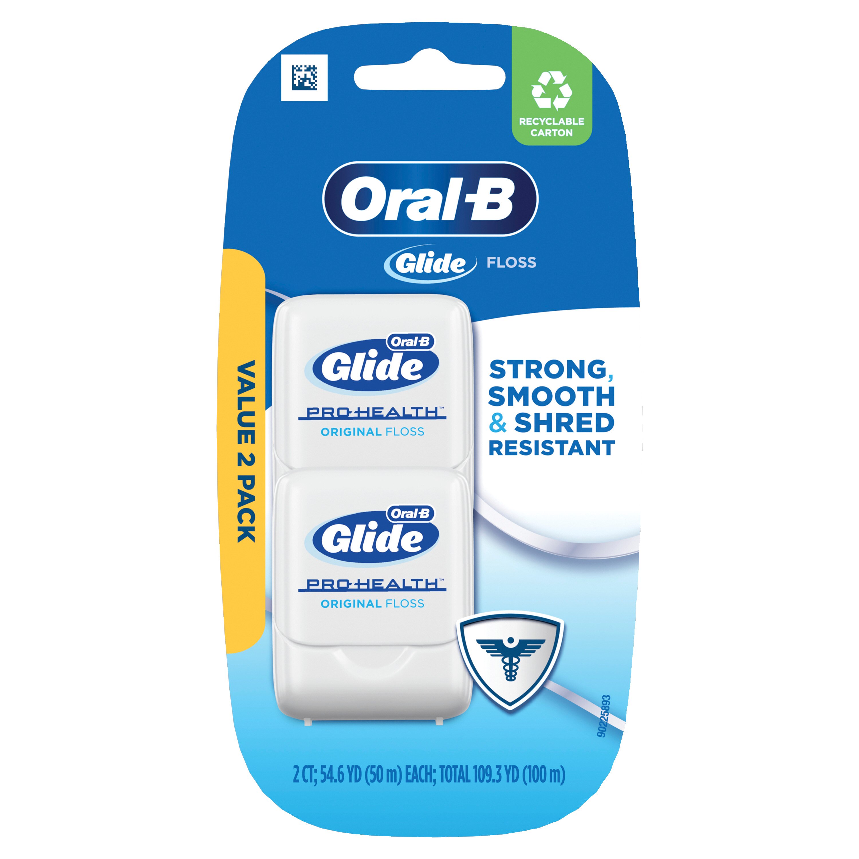 Oral-B Glide Pro-Health Original Floss, 50 M, 2 Pack - 109.4 Yd , CVS