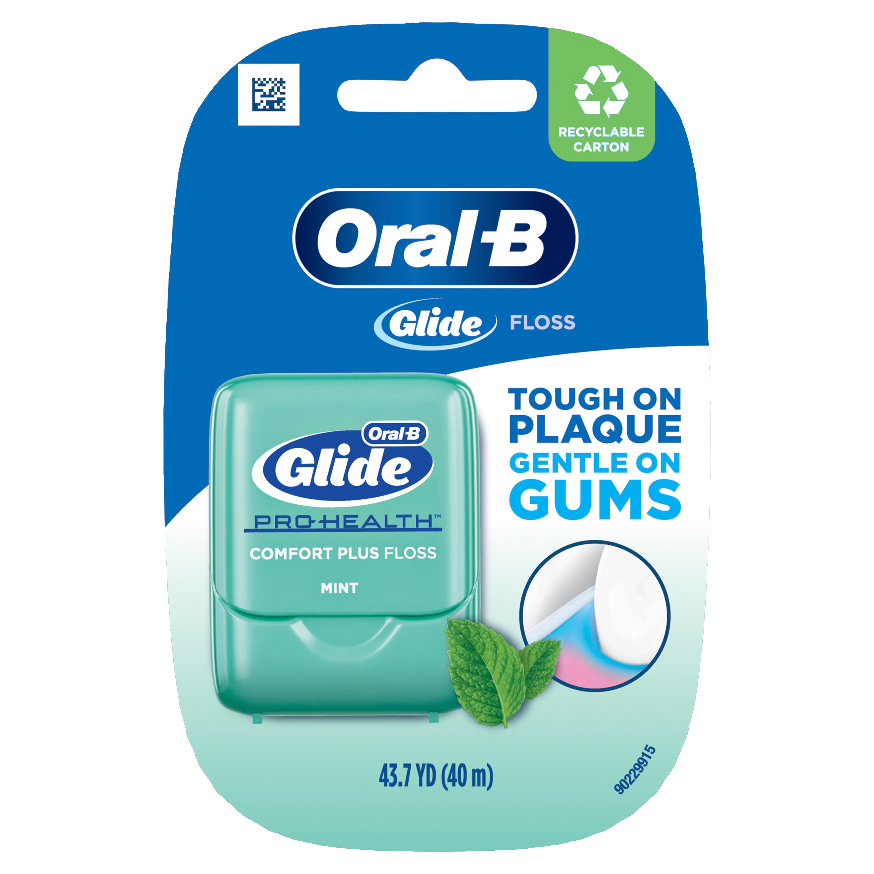 Oral-B Glide Pro-Health Comfort Plus Floss, Mint, 40 M - 43.7 Yd , CVS