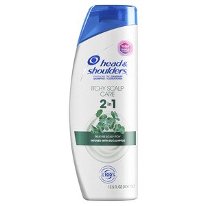Head & Shoulders Itchy Scalp Care with Eucalyptus 2-in-1 Dandruff Shampoo + Conditioner, 13.5 OZ