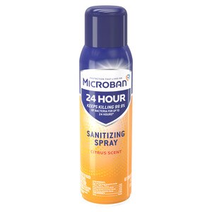Microban 24 Hour Disinfectant Sanitizing Spray, Citrus Scent, 15 Oz , CVS