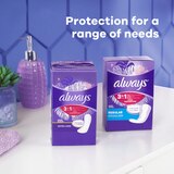 Always Xtra Protection 3-in-1 Daily Panty Liners Extra Long 60 CT, thumbnail image 5 of 9
