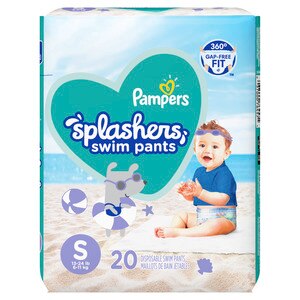 Pampers Splashers Disposable Swim Pants, Size S, 20 Ct , CVS