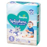 Pampers Splashers Disposable Swim Pants, Size M, 18 CT, thumbnail image 3 of 9