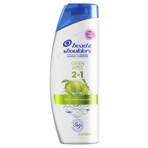 Head and Shoulders - Champú + acondicionador antiacaspa 2 en 1, Green Apple, 13.5 oz