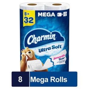 Charmin Ultra Soft Toilet Paper 8 Mega Rolls, 224 Sheets Per Roll , CVS