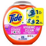 Tide + Power PODS Laundry Detergent Pacs, Spring Meadow, 25 ct, thumbnail image 1 of 6