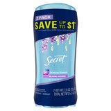 Secret 48-Hour Clear Gel Antiperspirant & Deodorant Stick, Lavender, 2.6 OZ, 2 Pack, thumbnail image 4 of 11