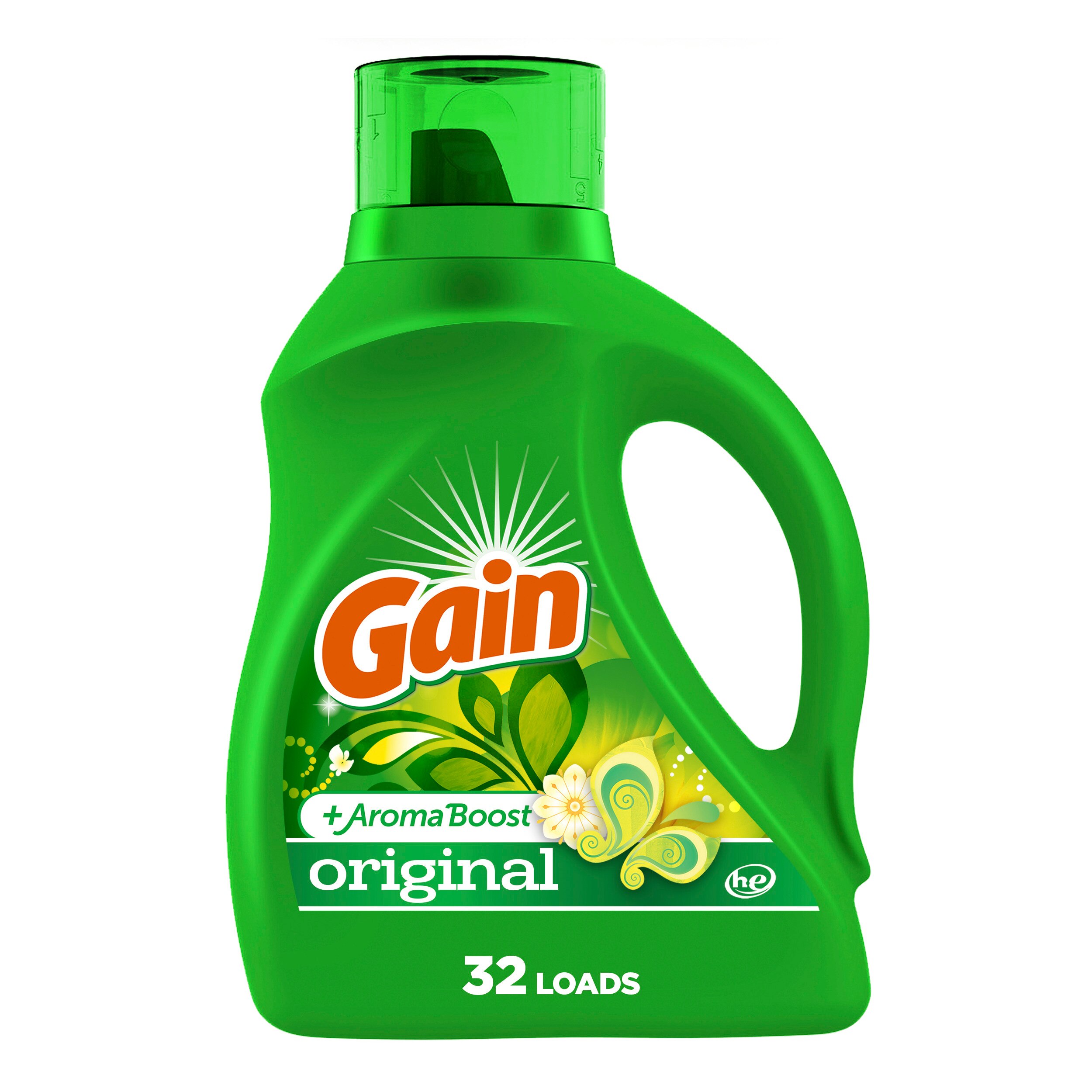Gain + Aroma Boost Liquid Laundry Detergent, Original Scent, 32 Loads, 46 Oz , CVS