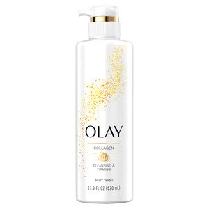 Olay Cleansing & Firming Body Wash with Vitamin B3 and Collagen, 17.9 OZ