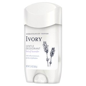 Ivory - Desodorante suave, sin aluminio, Hint of Lavender, 2.4 oz