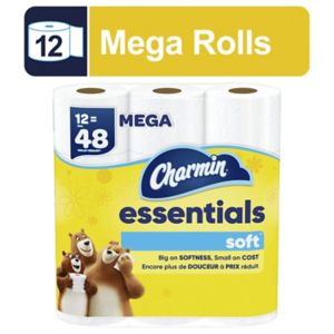 Charmin Essentials Soft Toilet Paper 12 Mega Rolls, 330 Sheets Per Roll - 352 , CVS