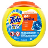 Tide Simply Pods Oxi Boost + Ultra Stain Release Liquid Laundry Detergent Pacs, Refreshing Breeze, 55 ct, thumbnail image 1 of 9