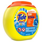 Tide Simply Pods Oxi Boost + Ultra Stain Release Liquid Laundry Detergent Pacs, Refreshing Breeze, 55 ct, thumbnail image 2 of 9