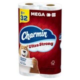 Charmin Ultra Strong Toilet Paper 8 Mega Rolls, 242 Sheets Per Roll, thumbnail image 3 of 12