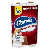 Charmin Ultra Strong Toilet Paper 8 Mega Rolls, 242 Sheets Per Roll, thumbnail image 4 of 12