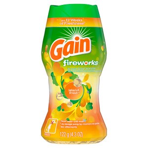 Gain Fireworks In-Wash Scent Booster Beads, Island Fresh