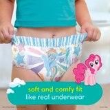 Pampers Easy Ups Training Underwear, Girls, Size 5T-6T, 15 CT, thumbnail image 5 of 9