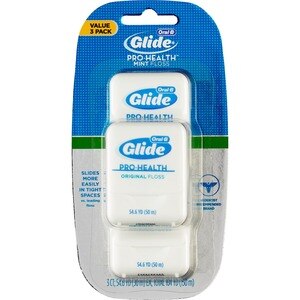 Oral-B Glide Pro-Health Floss 43.7 Yds, 3 Ct, Mint , CVS