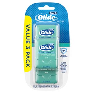 Oral-B Glide Pro-Health Comfort Plus Floss, Mint, 40 M, 2 Pack - 43.7 Yd , CVS