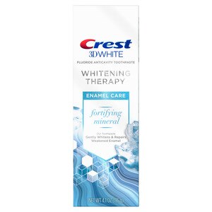 Crest 3D White Whitening Therapy Enamel Care Fluoride Toothpaste, 4.1 OZ