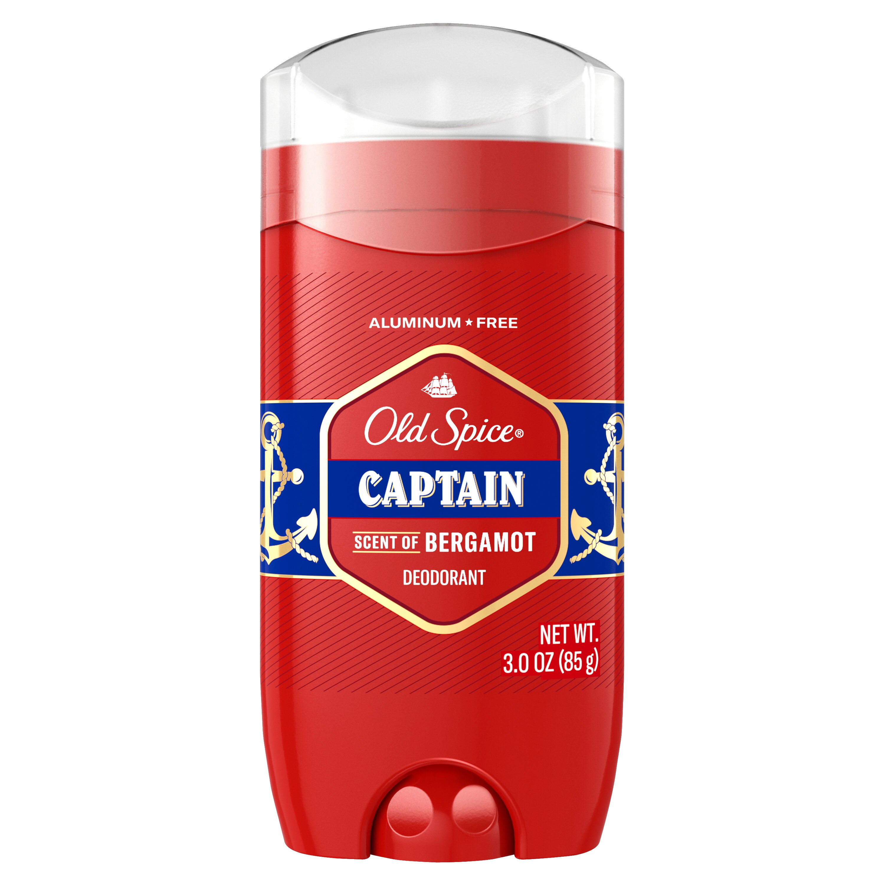 Old Spice Red Collection Captain Scent Deodorant for Men, 3.0 Oz.