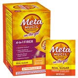 Metamucil On-the-Go 4-in-1 Psyllium Fiber with Real Sugar Packets, thumbnail image 1 of 10