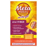 Metamucil On-the-Go 4-in-1 Psyllium Fiber with Real Sugar Packets, thumbnail image 2 of 10