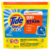 Tide Simply PODS + Oxi Liquid Laundry Detergent Pacs, 13 CT