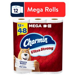 Charmin Ultra Strong Toilet Paper 12 Mega Rolls, 242 Sheets Per Roll , CVS