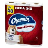 Charmin Ultra Strong Toilet Paper 12 Mega Rolls, 242 Sheets Per Roll, thumbnail image 3 of 12