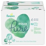 Pampers Aqua Pure Baby Wipes, 336 CT, thumbnail image 1 of 8