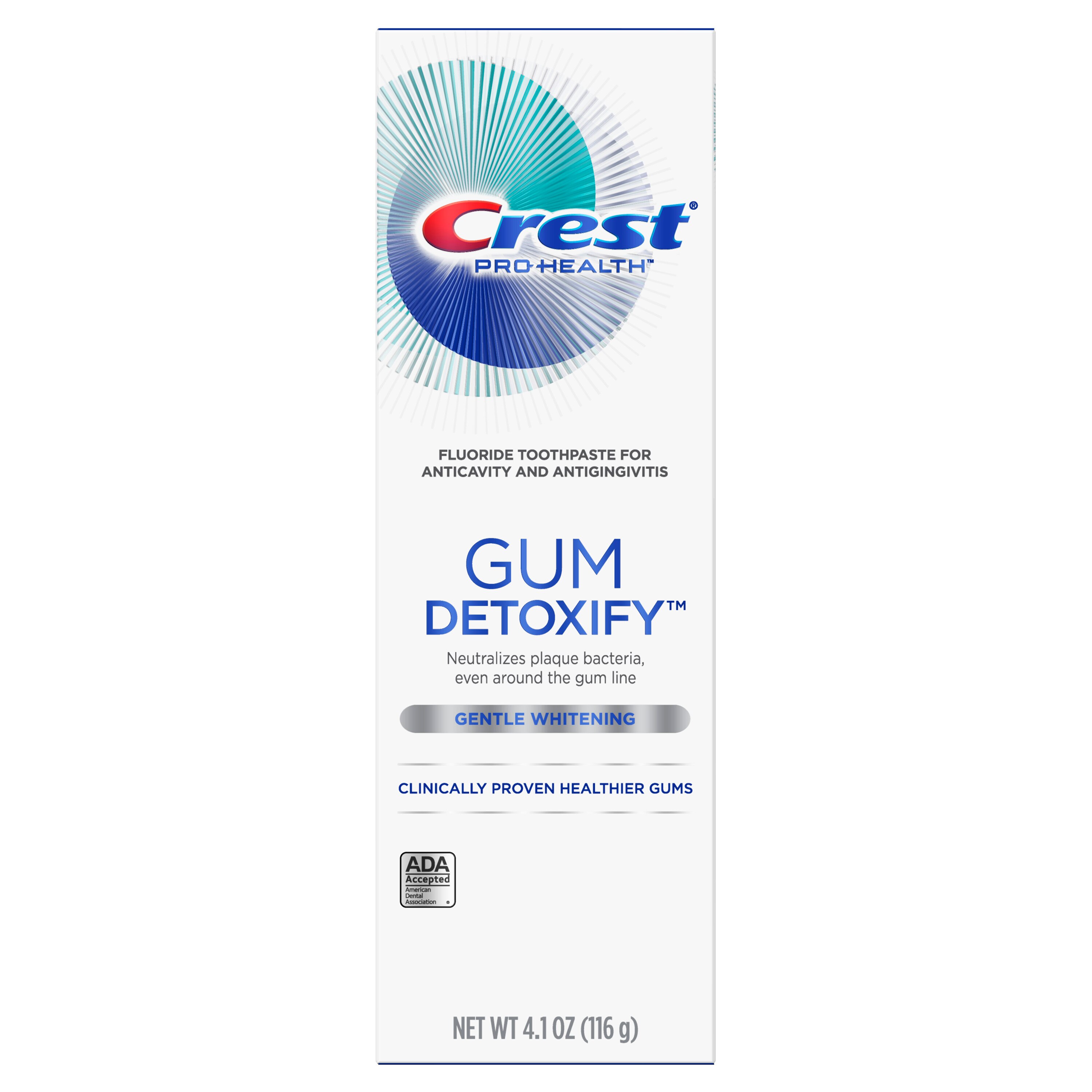 Crest Gum Detoxify Gentle Whitening Toothpaste, 4.1 Oz - 3.7 Oz , CVS