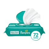 Pampers Baby Wipes, 72 CT, thumbnail image 1 of 12