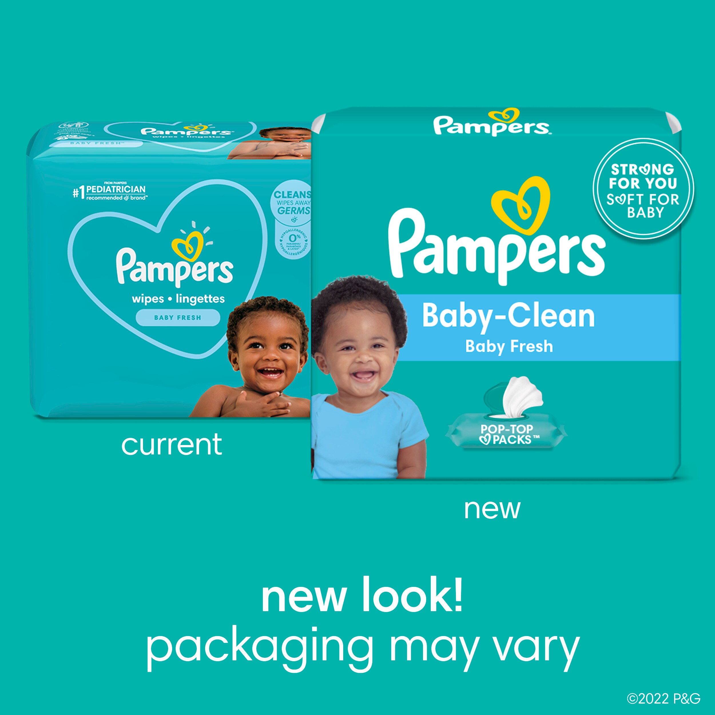 Pampers Baby Wipes Baby Fresh Scented 3X Pop-Top Packs, 216 CT | Pick Up In Store TODAY at CVS