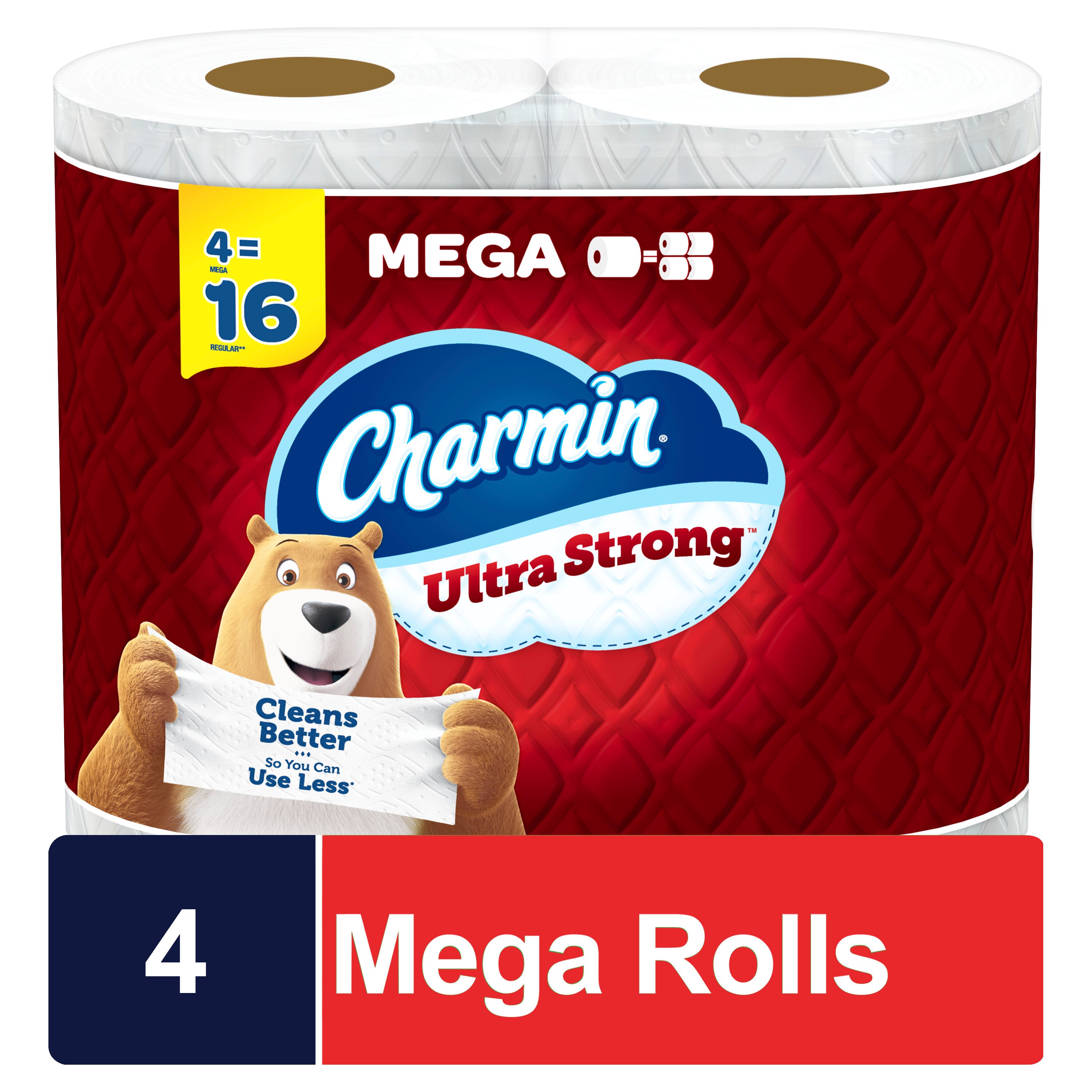 Charmin Ultra Strong Toilet Paper 4 Mega Rolls, 242 Sheets Per Roll - 264 , CVS