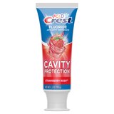 Crest Kids Cavity Protection Fluoride Toothpaste, Strawberry, 4.2 OZ, thumbnail image 2 of 8