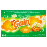 Gain Dryer Sheets, Island Fresh Scent, 105 count, thumbnail image 1 of 9