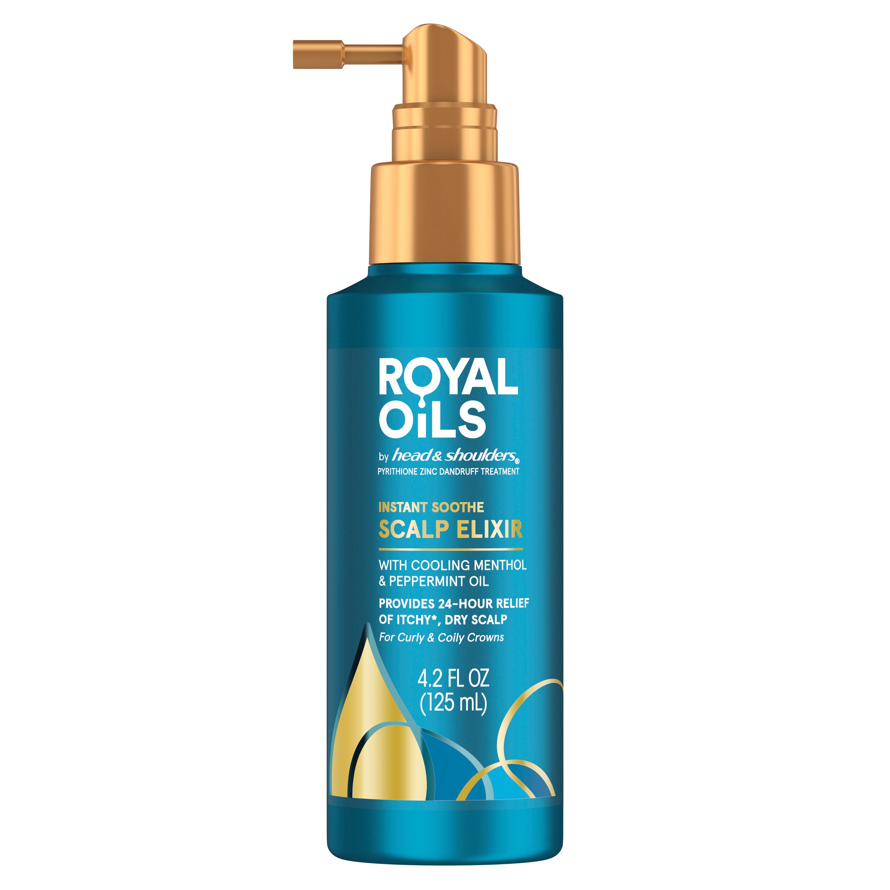 Head & Shoulders Royal Oils Instant Soothe Scalp Elixir Treatment, 4.2 OZ